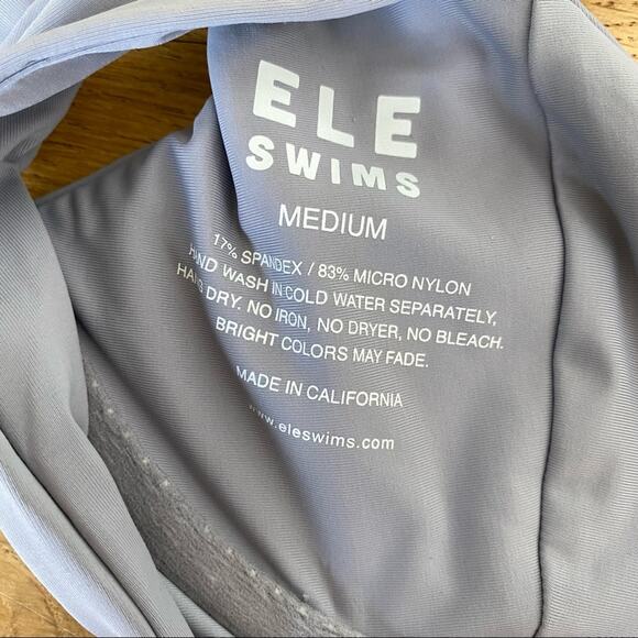 ELE Swims - Underwire Bikini Top & Bottoms in Gray - Picture 5 of 7